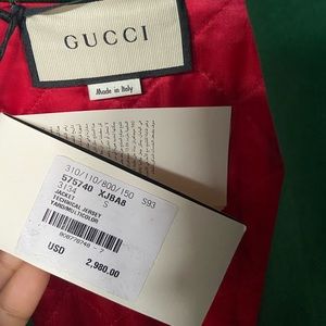 Gucci bi-material jacket